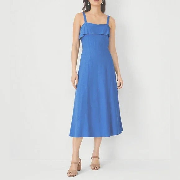 Ann Taylor • Midi Flare Dress - Picture 2 of 16